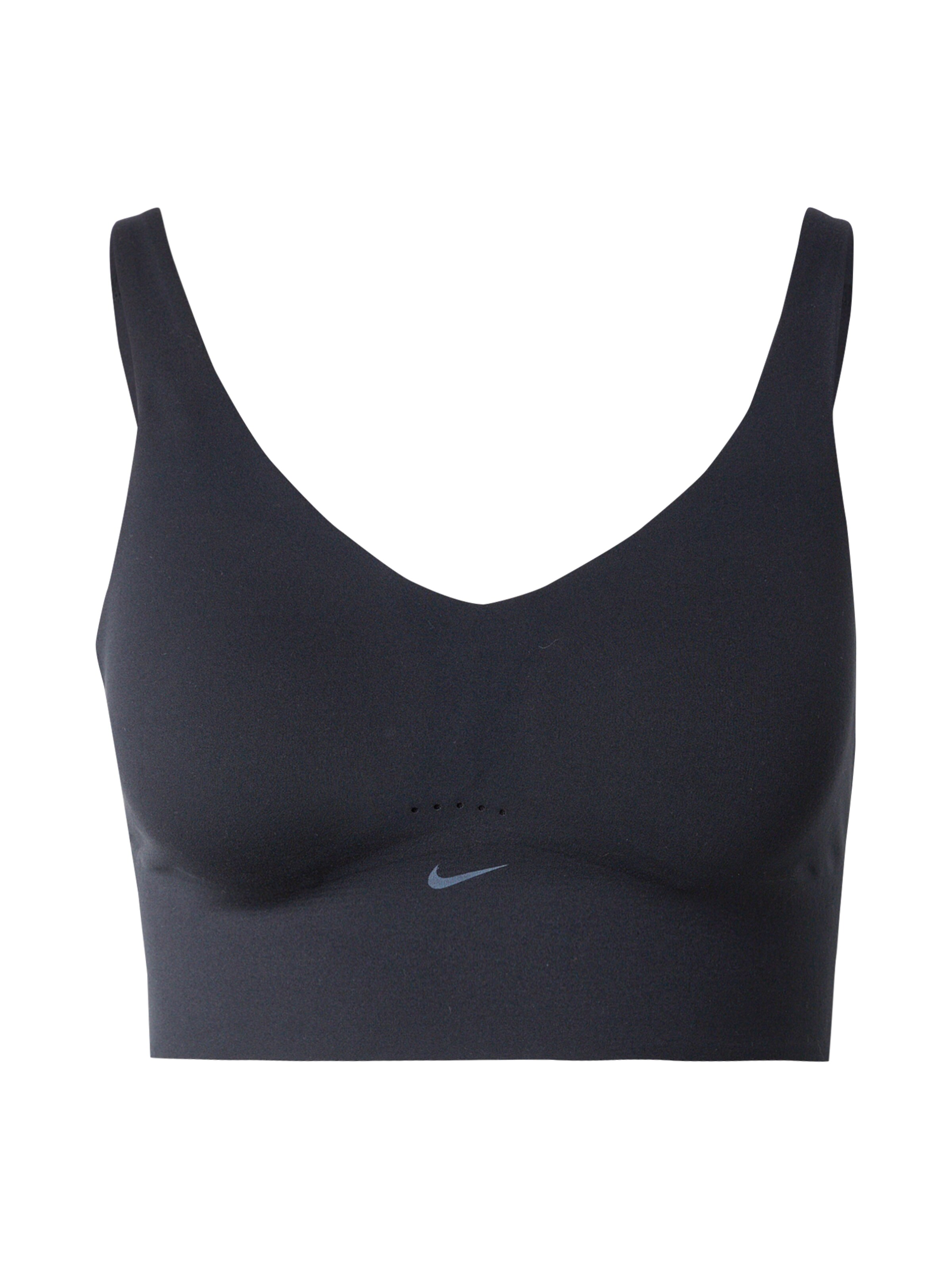NIKE Bustier Urheilurintaliivit 'Alate' värissä musta: etupuoli