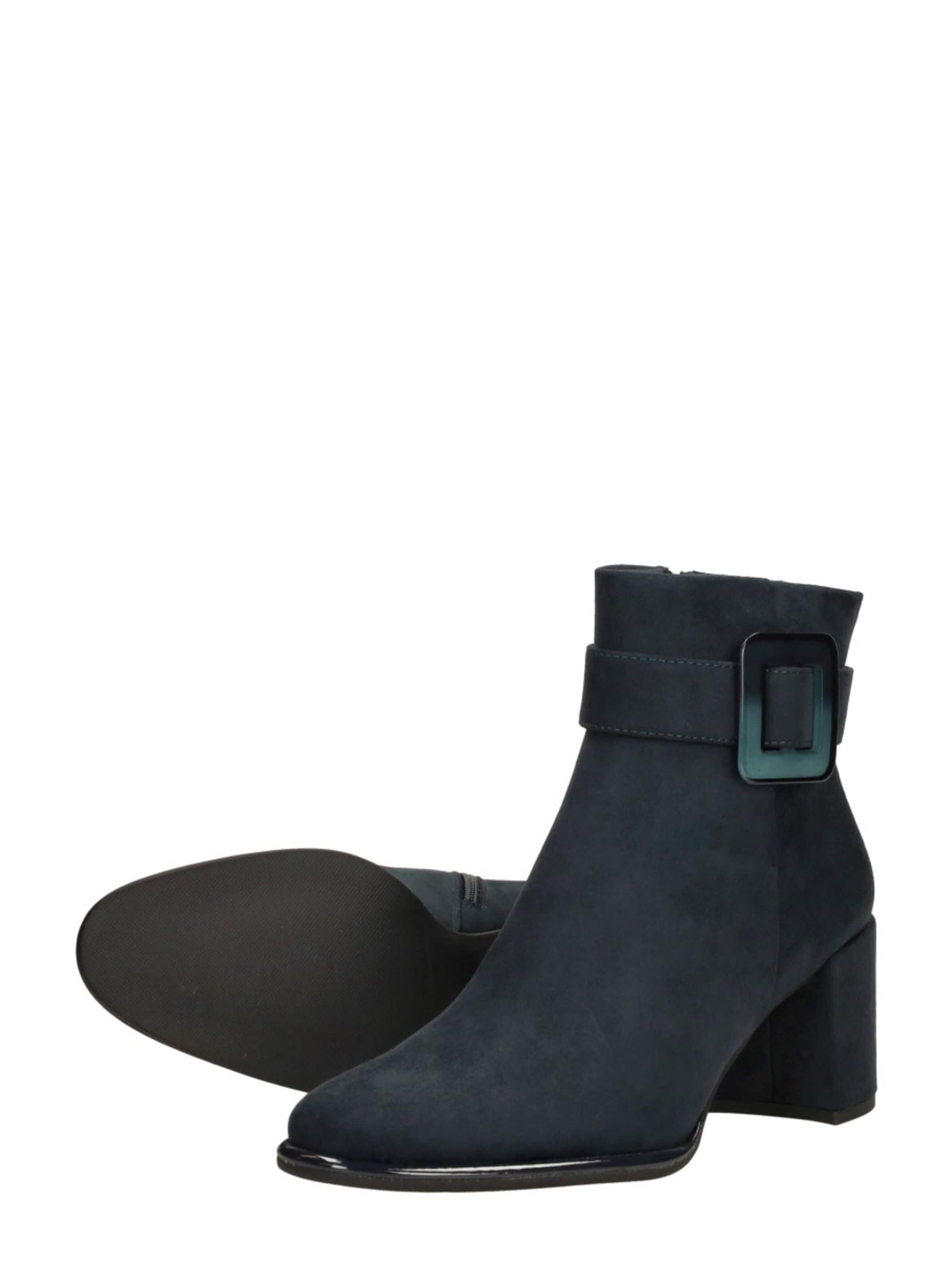 MARCO TOZZI Boots 'Enkellaarsjes Hak' in Blauw