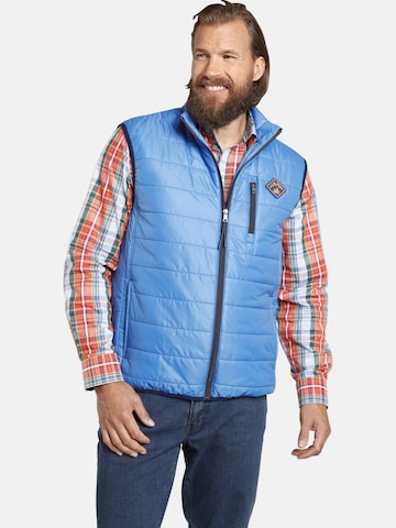 Jan Vanderstorm Vest 'Mattis' in Blue: front