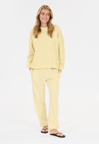 Athlecia Sweatshirt 'Crecy' in Yellow