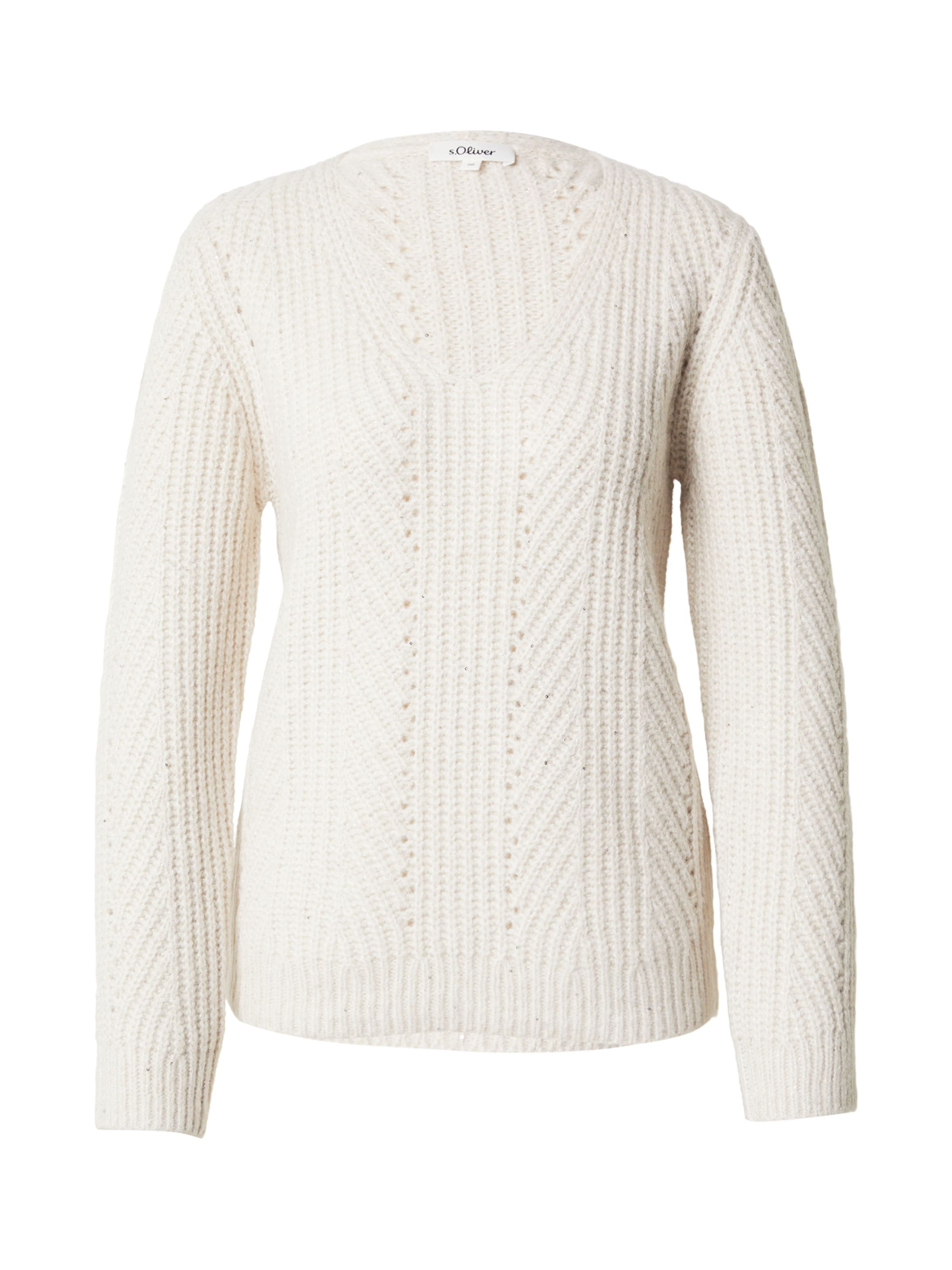 s.Oliver Pullover in Beige: Vorderseite
