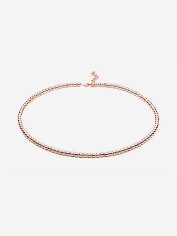 CLASSYANDFABULOUS Jewelry Necklace 'CLASSYANDFABULOUS Beaded' in Gold: front