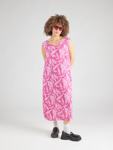 Robe 'CARCALYPSO' ONLY Carmakoma en rose : devant