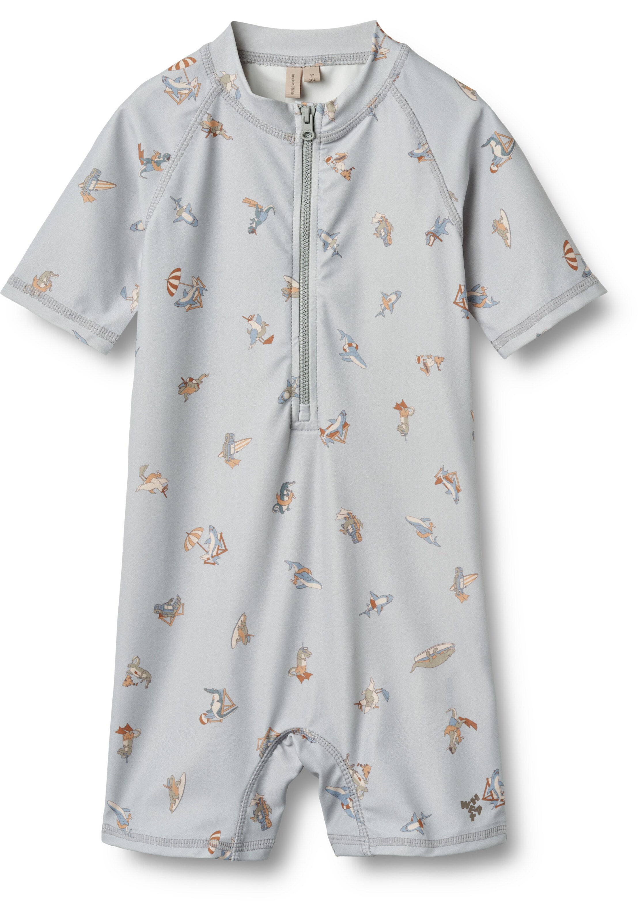 Protection UV WHEAT en bleu : devant