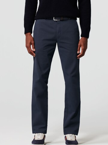 Regular Pantalon chino 'Bonn' MEYER en bleu : devant