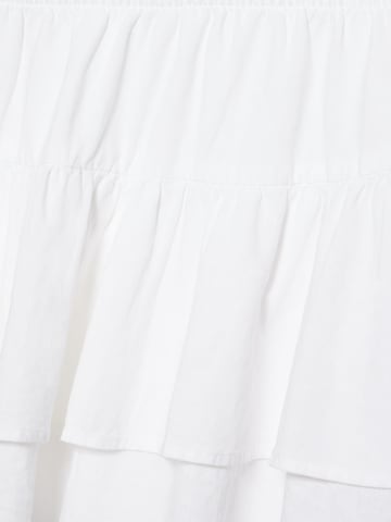 Pull&Bear Skirt 'PACIFIC' in White