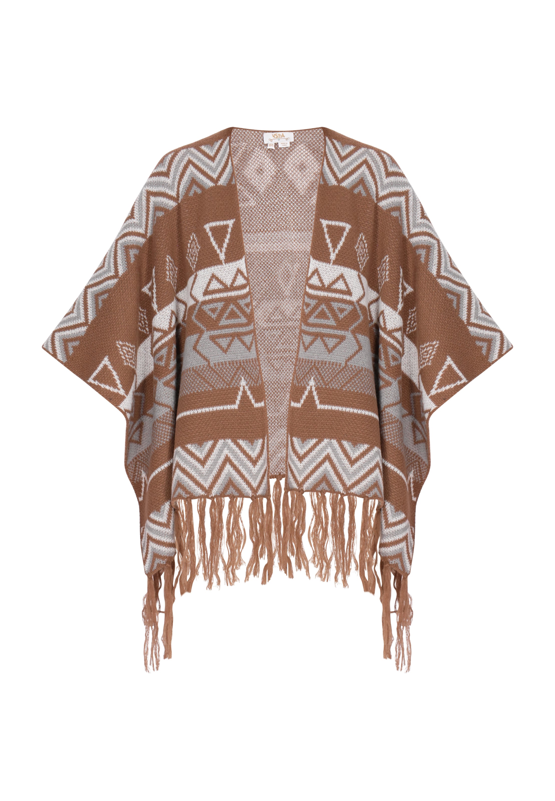 usha FESTIVAL Cape in Grey: front