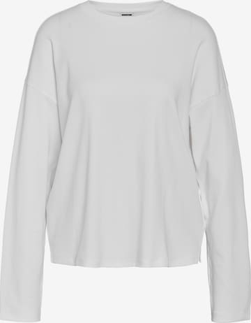 Noisy may Shirt 'Mocca' in Weiß: Vorderseite