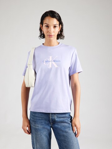 Calvin Klein Jeans T-Shirt 'HERO CLASSIC' in Lila: Vorderseite