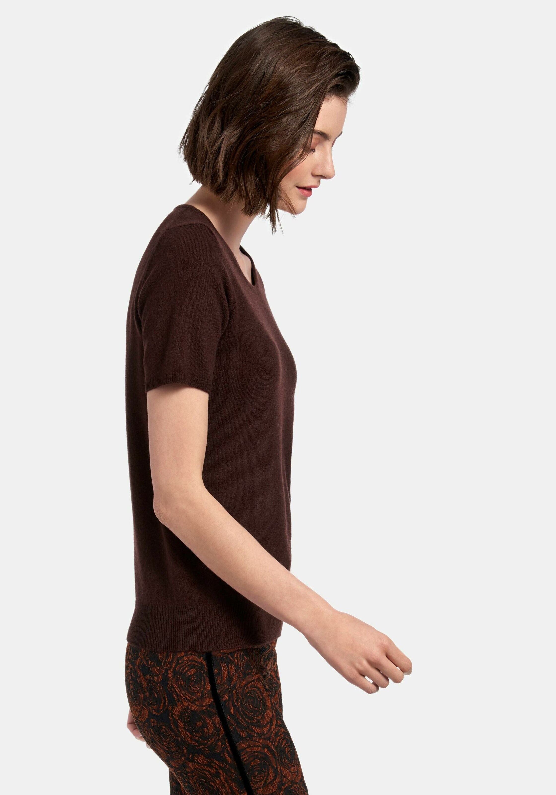Frauen Große Größen Peter Hahn Pullover in Dunkelbraun - DU26962 Frauen Große Größen Peter Hahn Pullover in Dunkelbraun - DU26962