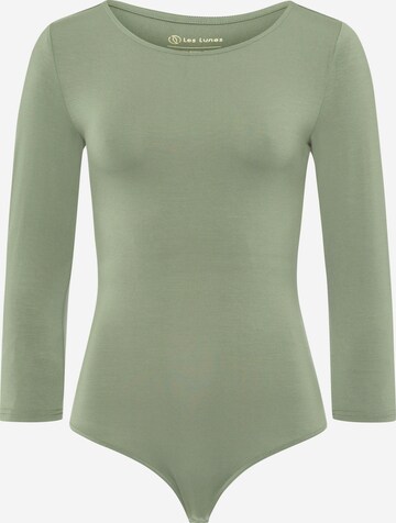 Les Lunes Shirt Bodysuit 'Alena' in Green: front