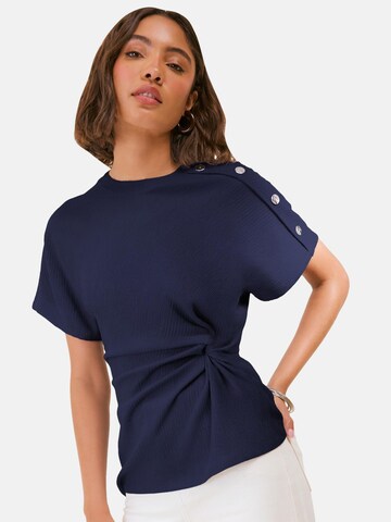 Friends Like These Bluse in Blau: Vorderseite