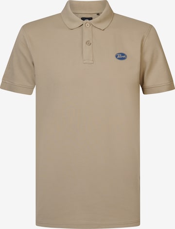 T-Shirt Petrol Industries en beige : devant