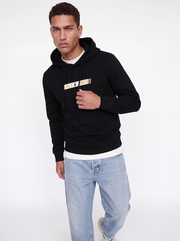 JACK & JONES Свитшот 'JJMUNK' в Черный: спереди