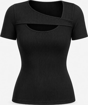AOTTORI Shirt in Schwarz: Vorderseite