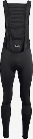 VAUDE Skinny Workout Pants 'Kuro' in Black: front