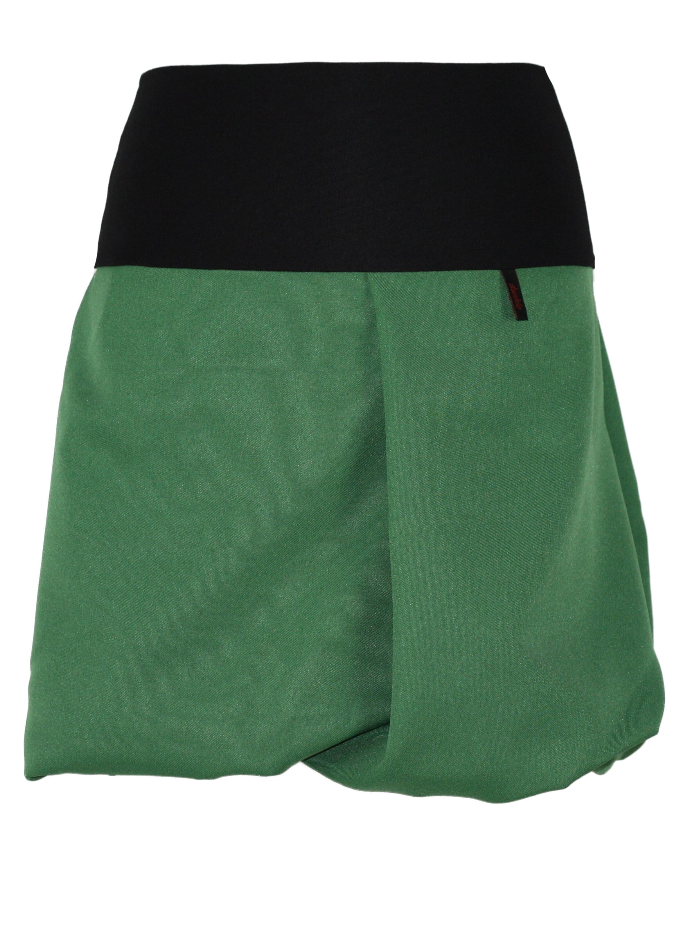 dunkle design Skirt 'Mini Ballonrock' in Green: front