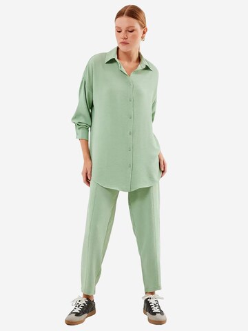 Bigdart - Calças de fato em verde