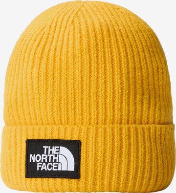 Bonnet THE NORTH FACE en jaune : devant