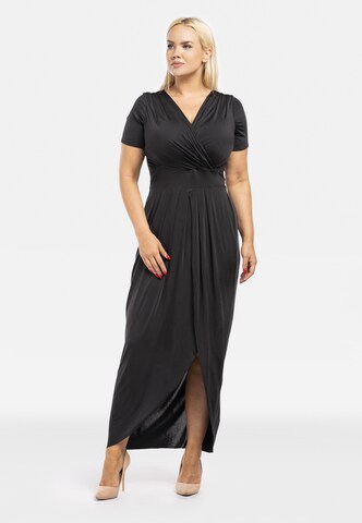 Robe 'LIZBONA' Karko en noir : devant