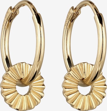 Boucles d'oreilles ELLI en or : devant