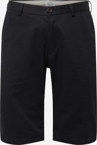 Ben Sherman Chino kalhoty – černá: přední strana