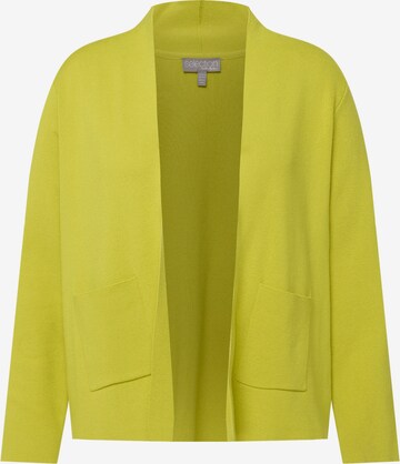 Ulla Popken Knit Cardigan in Yellow: front