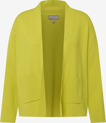 Cardigan Ulla Popken en jaune : devant