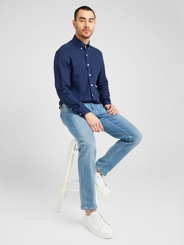 Hackett London Regular fit Button Up Shirt in Blue