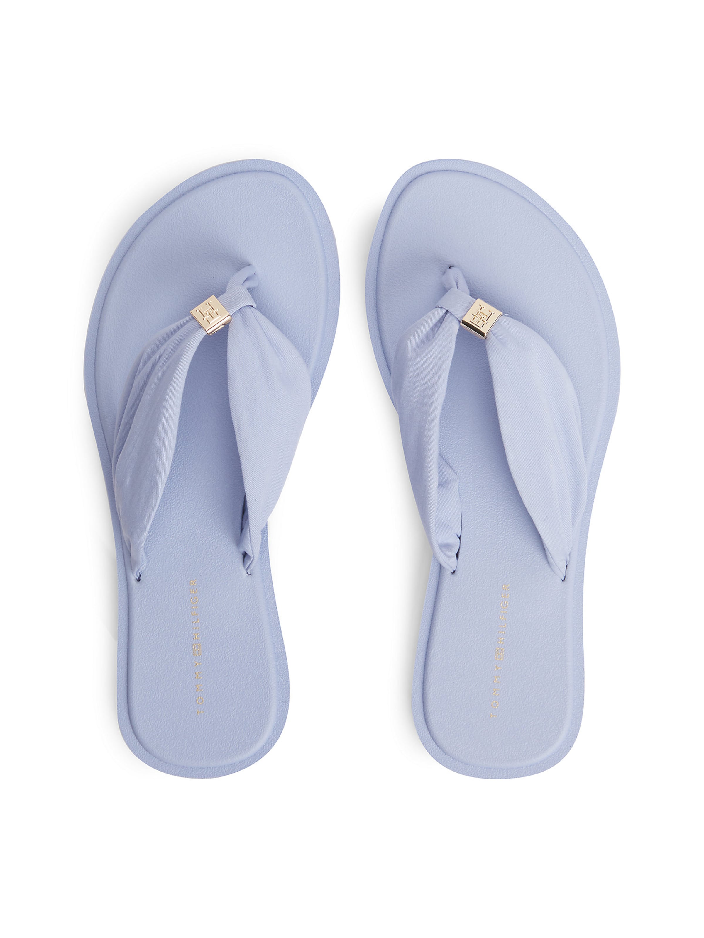 TOMMY HILFIGER T-bar sandals in Blue