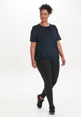 Q by Endurance T-Shirt 'Cella' in Blau