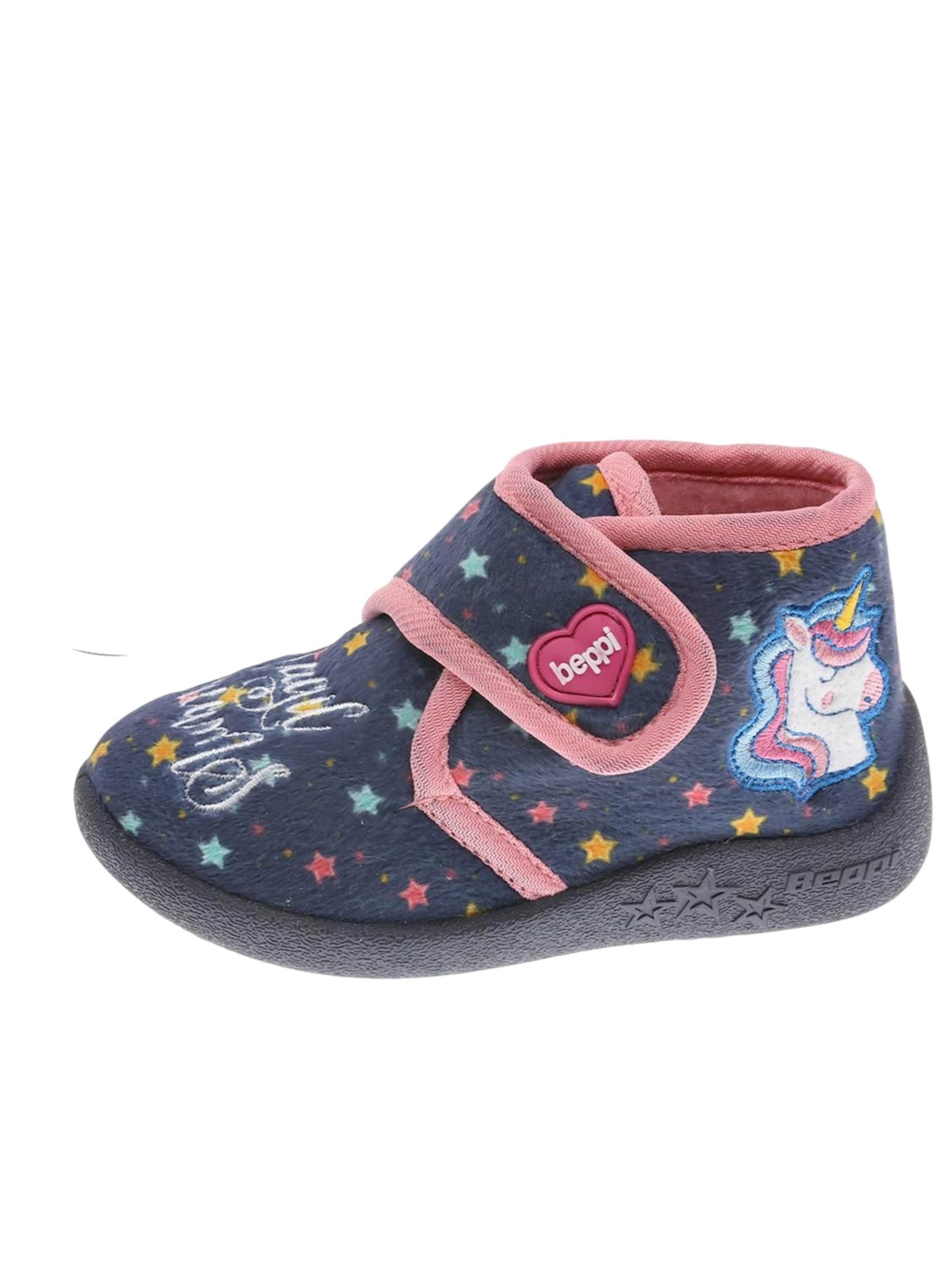 Pantoufle 'Indoor Shoe' Beppi en bleu : devant