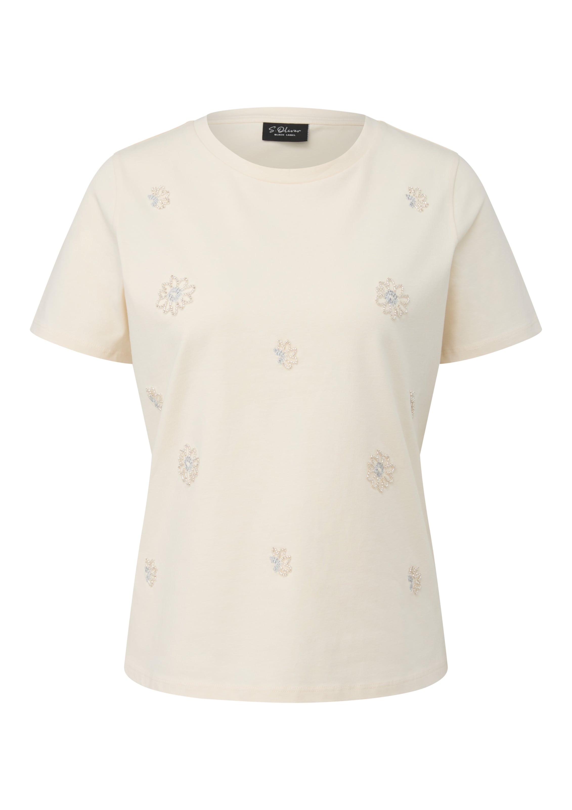 s.Oliver BLACK LABEL Shirt in Beige: front