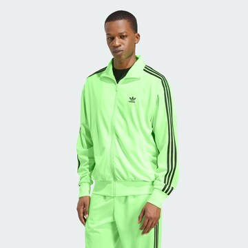 Veste de survêtement 'Adicolor Classics Firebird' ADIDAS ORIGINALS en vert : devant