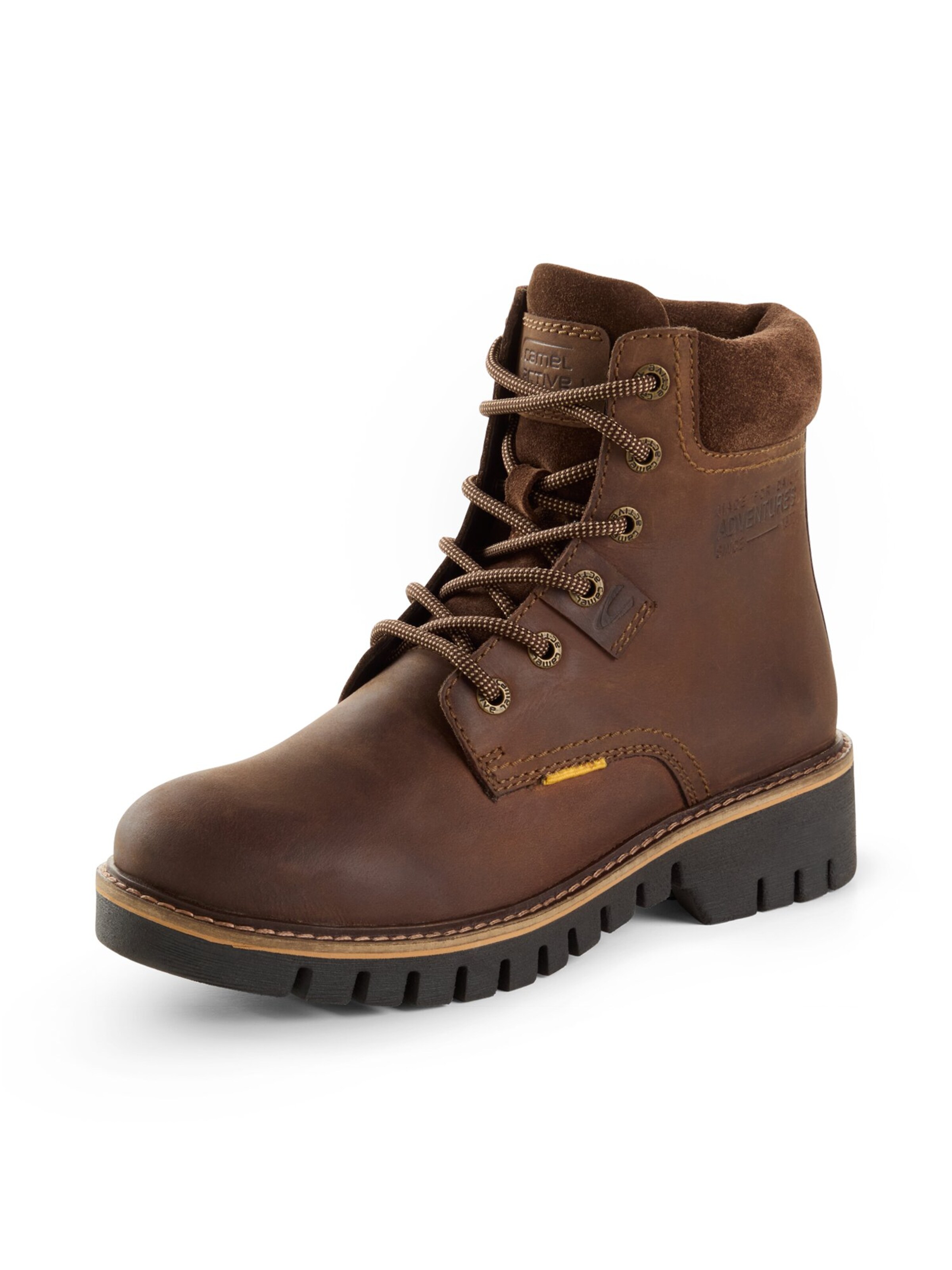 CAMEL ACTIVE Lace-Up Ankle Boots in Brown