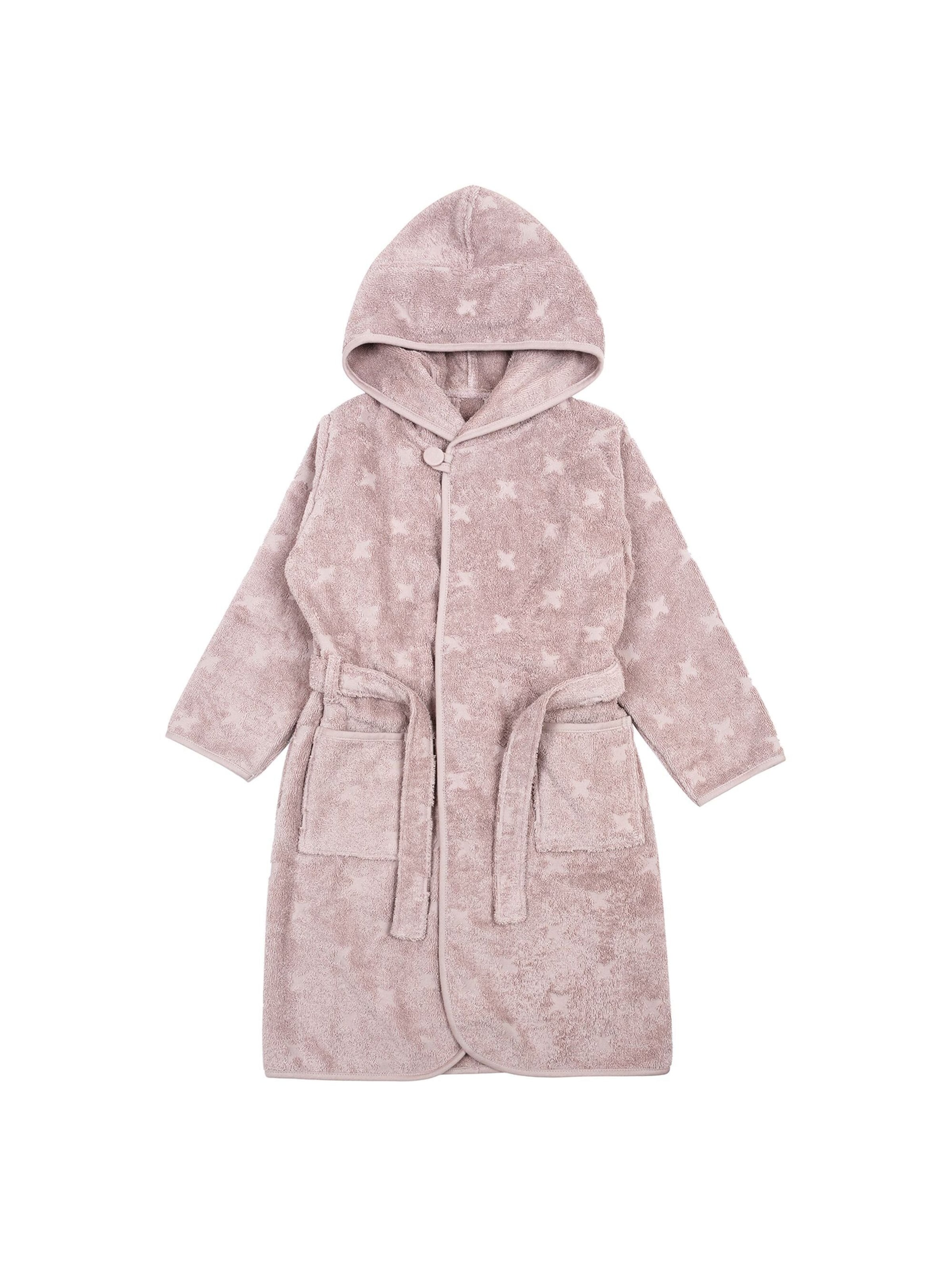 Müsli by GREEN COTTON - Roupão de banho em rosa: frente