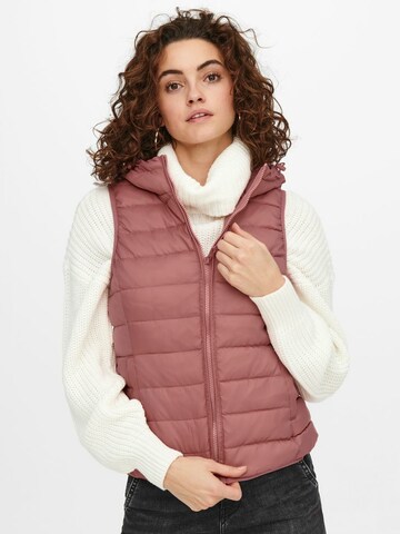 ONLY Bodywarmer 'New Tahoe' in Roze: voorkant