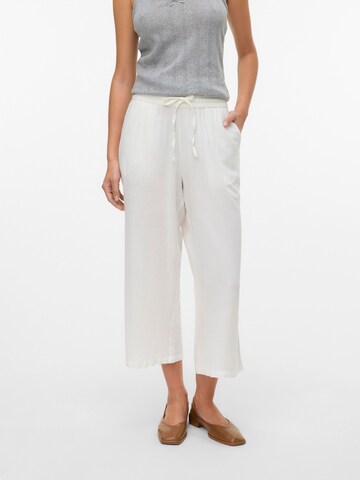 VERO MODA Wide leg Broek 'VMThea' in Wit: voorkant