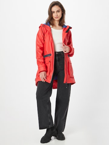 Alife and Kickin Between-Seasons Coat 'AudreyAK' in Red