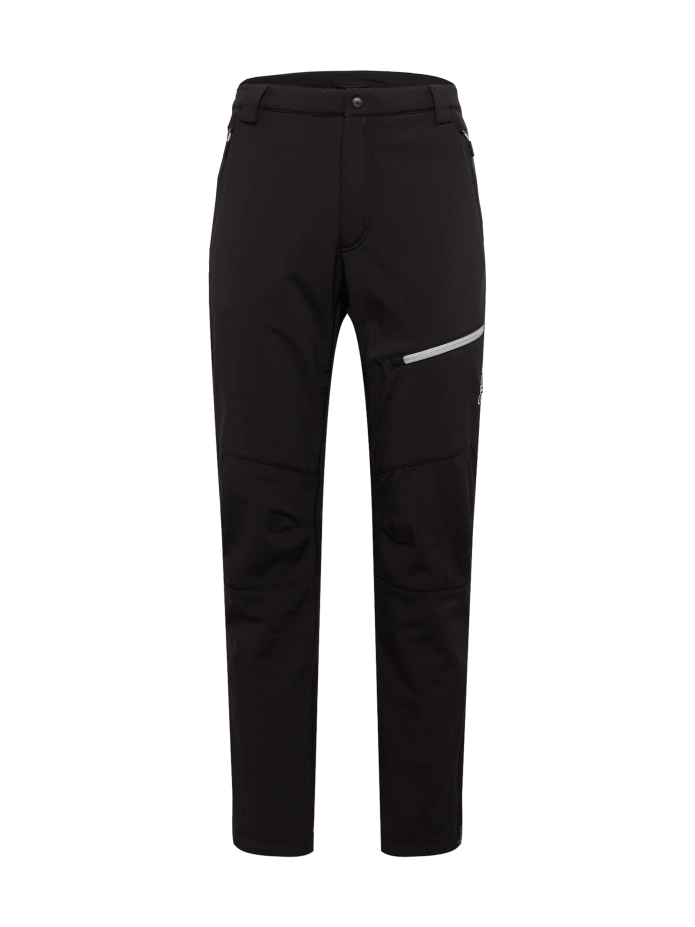 CMP Regular Outdoorhose in Schwarz: Vorderseite