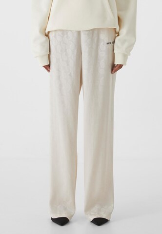 9N1M SENSE Loose fit Trousers in Beige: front