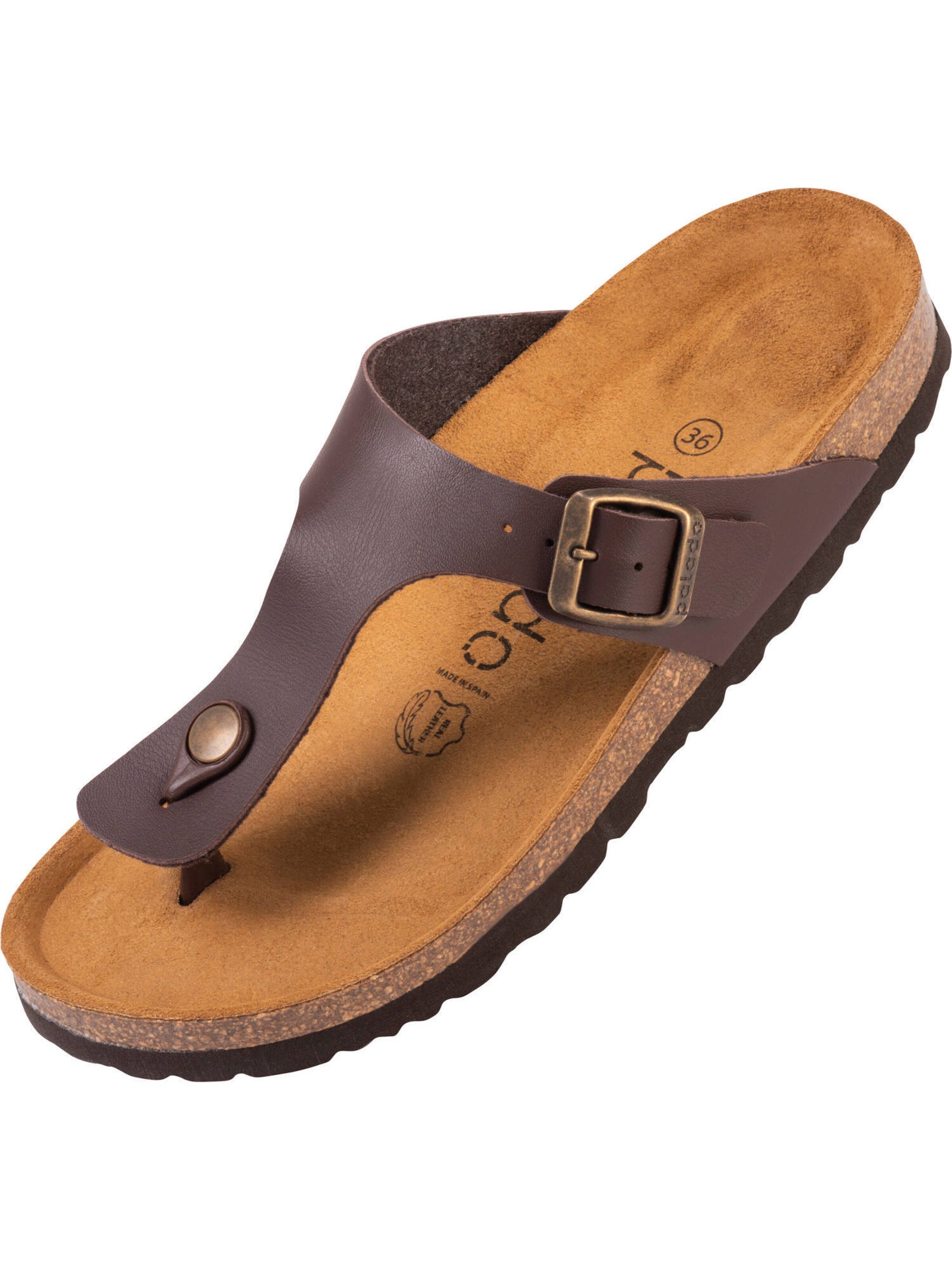 Palado T-bar sandals 'Kos' in Brown, Item view