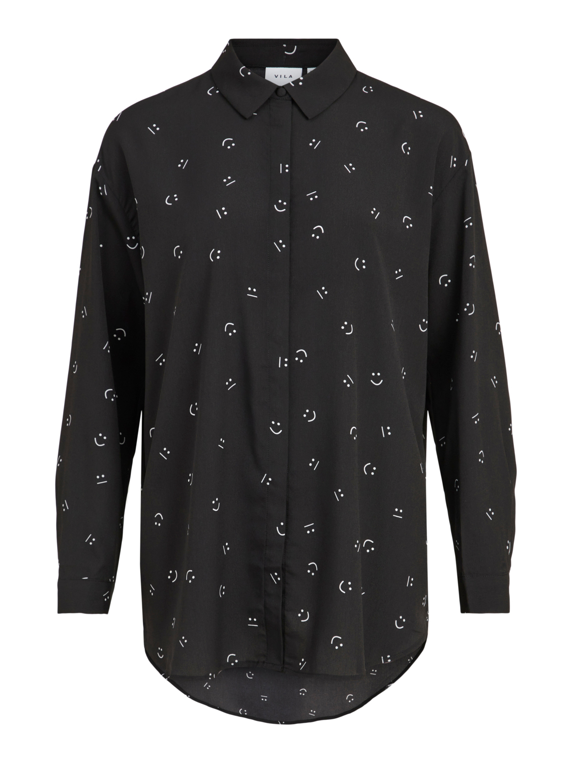 IN9MD Donna VILA Camicia da donna in Nero IN9MD Donna VILA Camicia da donna in Nero