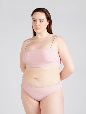 CITA MAASS Bandeau Bikini top 'Jenny' in Pink: front