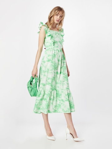 SISTERS POINT Letnia sukienka 'UNIZA' w kolorze zielony