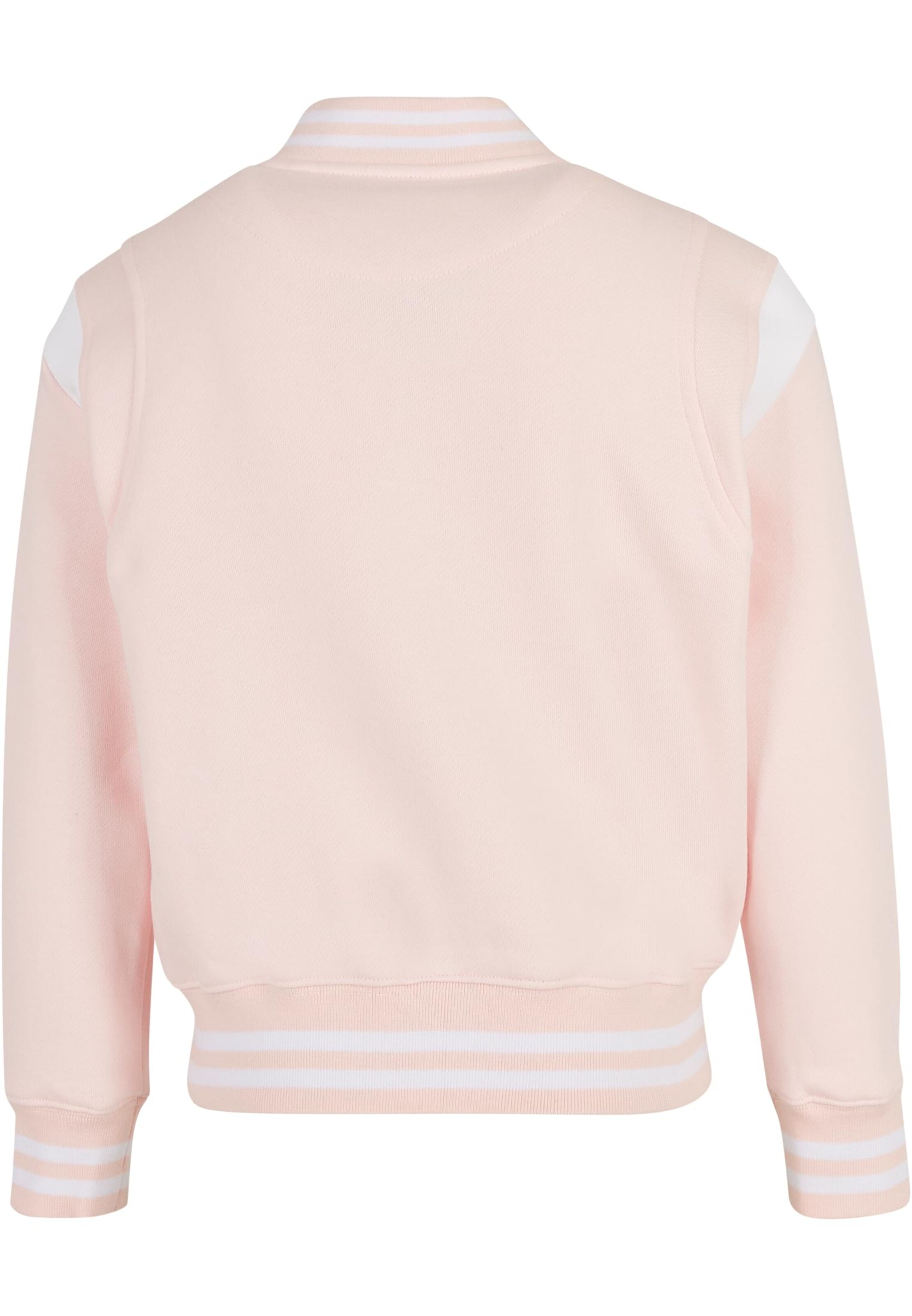 Urban Classics - Sudadera con cremallera en rosa