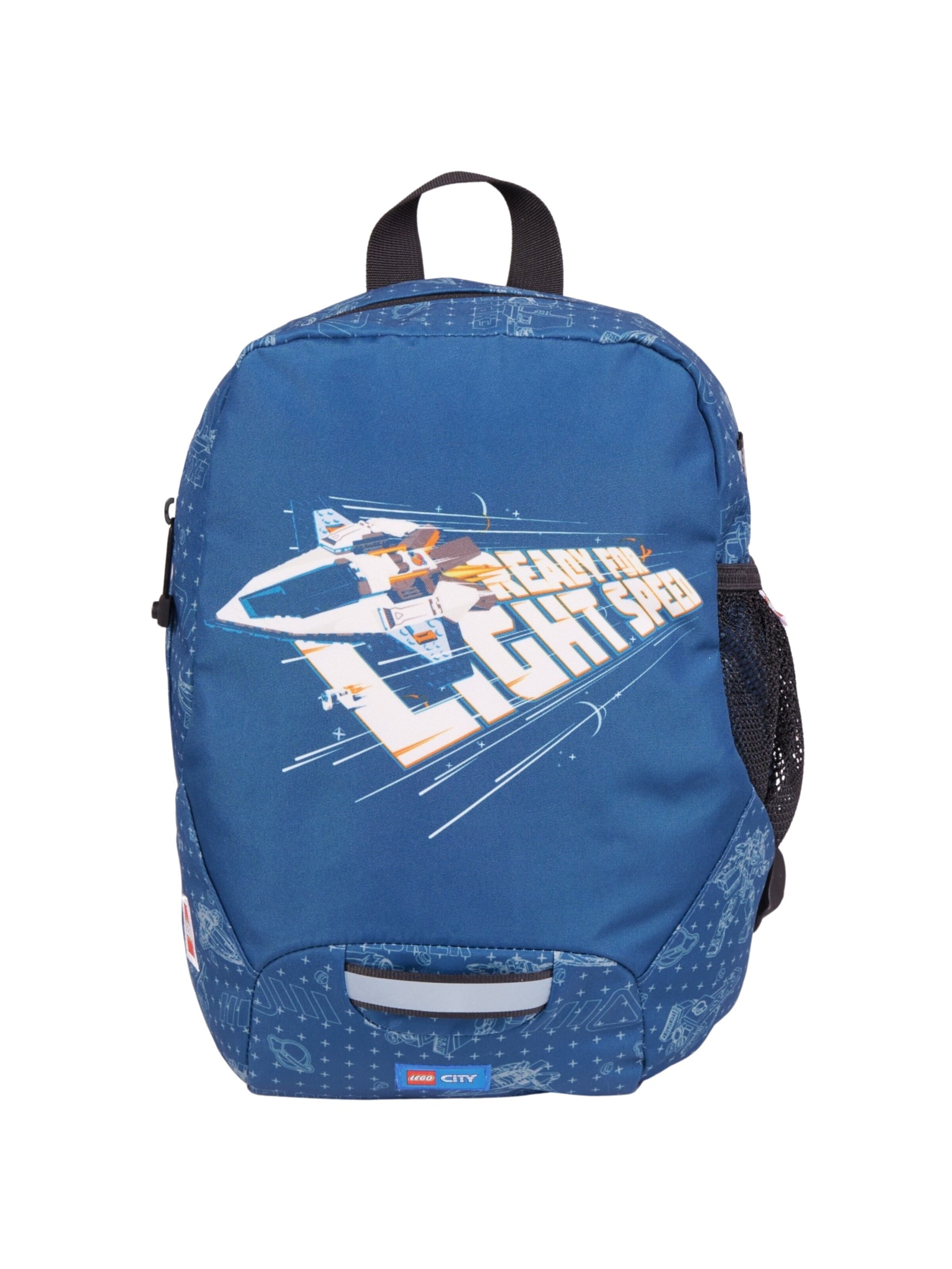 LEGO Backpack 'City Kindergarten' in Blue: front