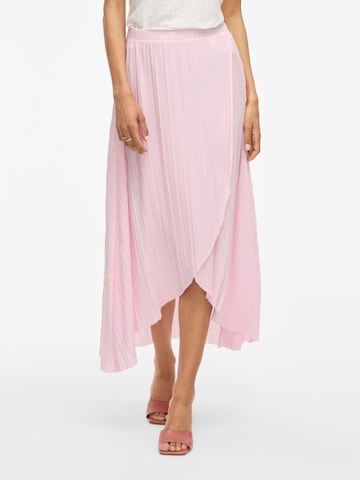 VILA Nederdel 'VIPLIS' i pink: forside