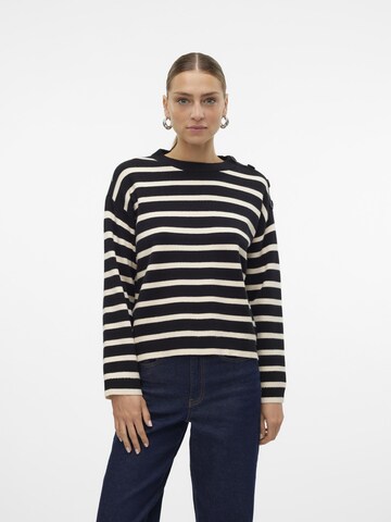 VERO MODA Trui 'SABA' in Zwart: voorkant