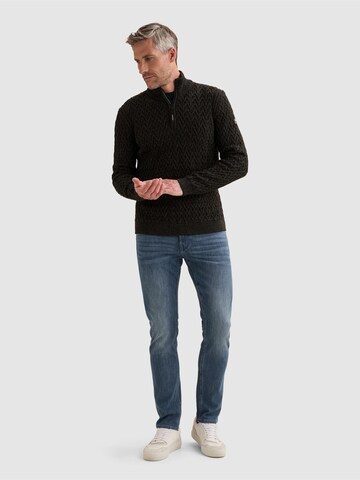 VANGUARD Pullover 'Pullover in a wool blend with half-zip' i sort